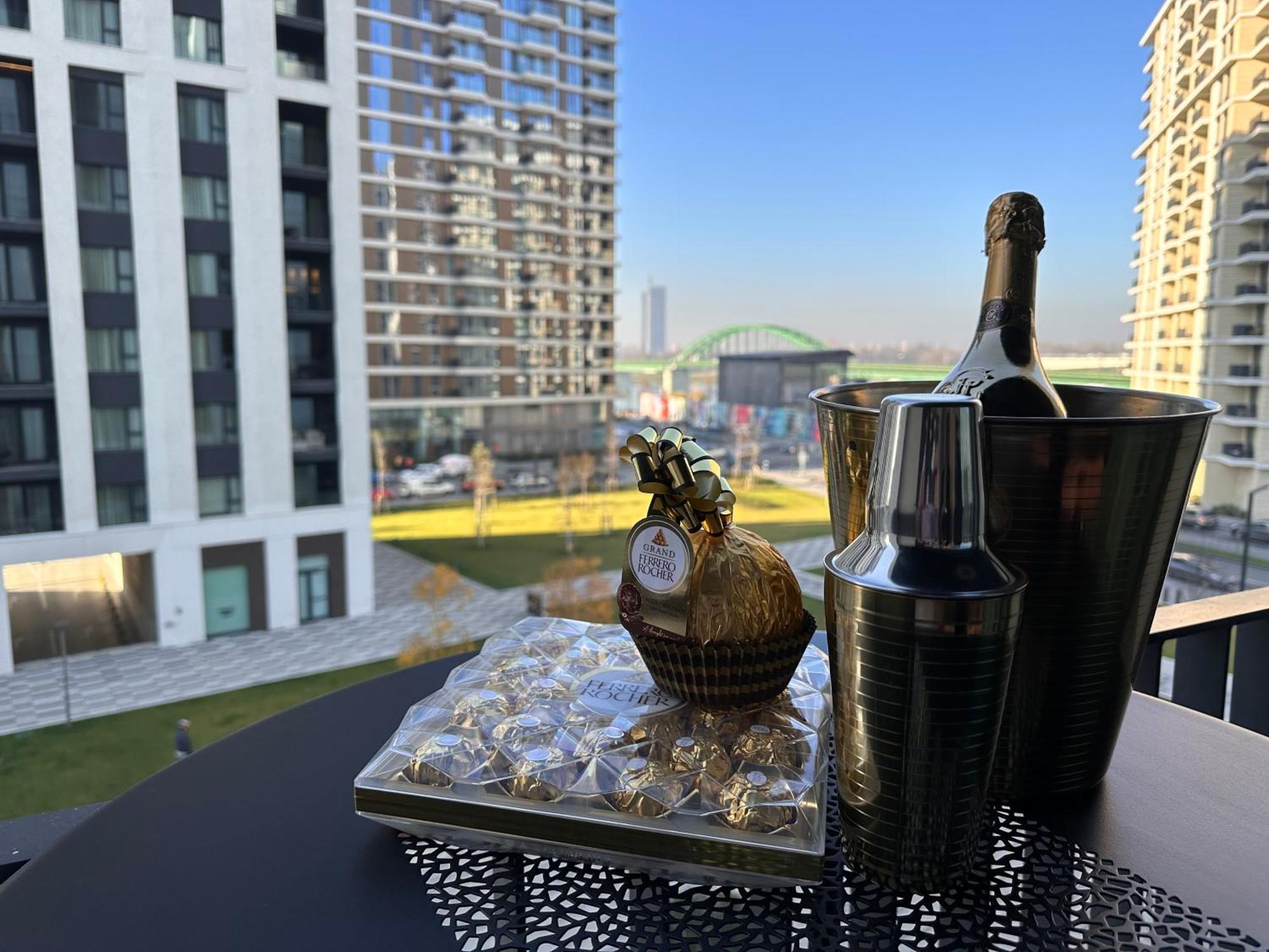 Beldorado Apartments - Belgrade Waterfront Royal Luxury Studio المظهر الخارجي الصورة